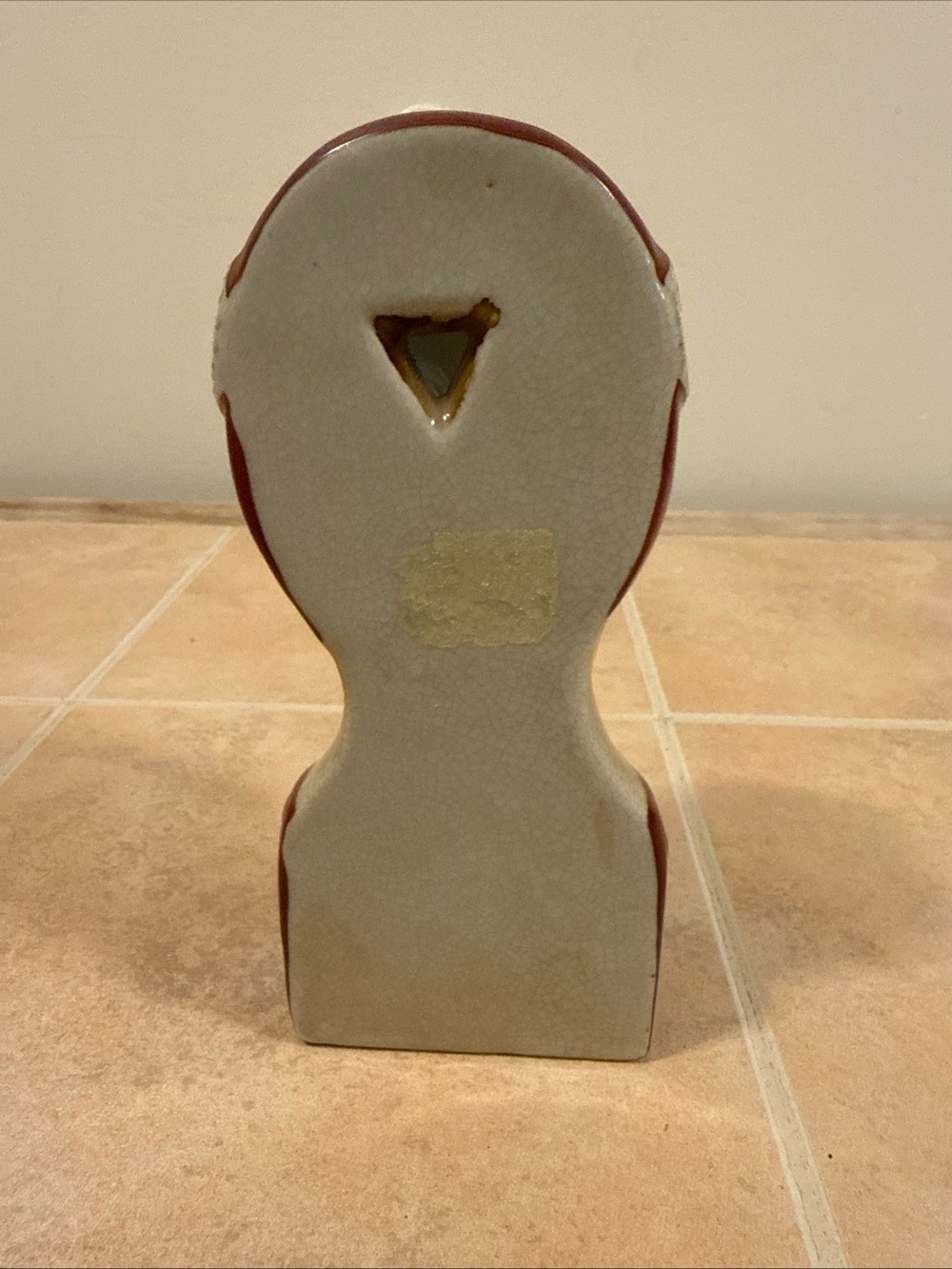 Scandivanian Mid Century Wall Pocket Ceramic Head Vase - Picture 4 of 9